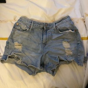 High rise shorts